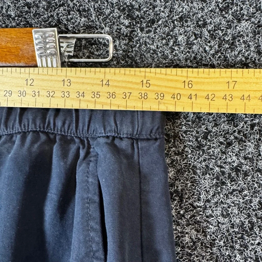 Banana Republic Mens Navy Blue Tencel Cargo Jogger Pants Size Medium Drawstring